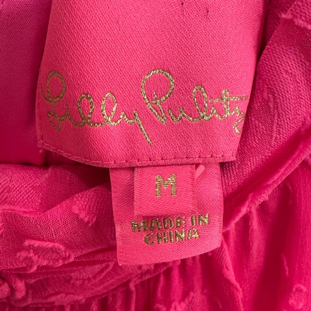 Lilly Pulitzer Vibrant Pink Halter Dress - Picture 7 of 8